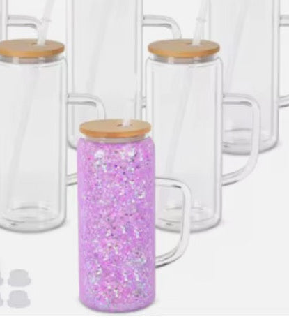 Glass 20 oz with handle